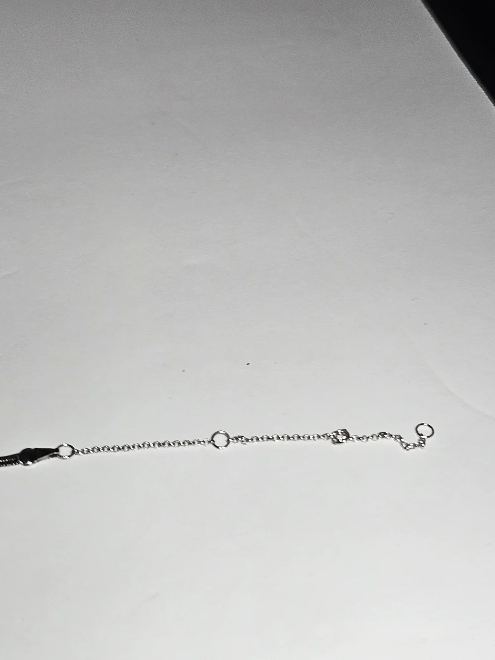 Lane Bryant Womens Silver Necklace Layered Platinum
